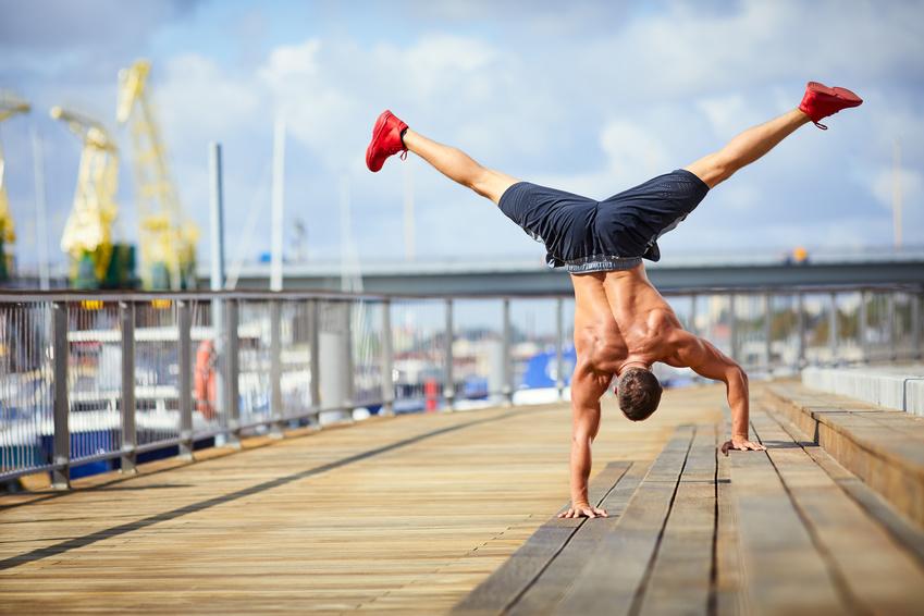 Parkour-Übungen