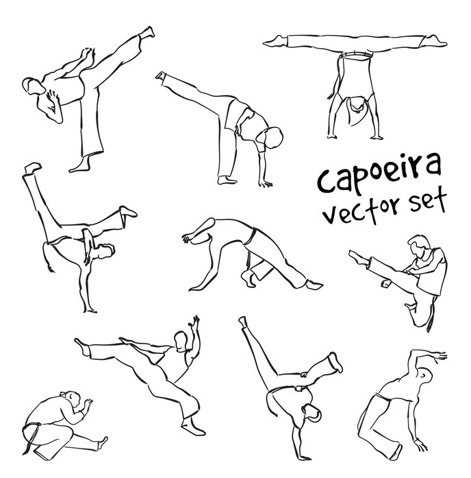 Capoeira Bewegungen