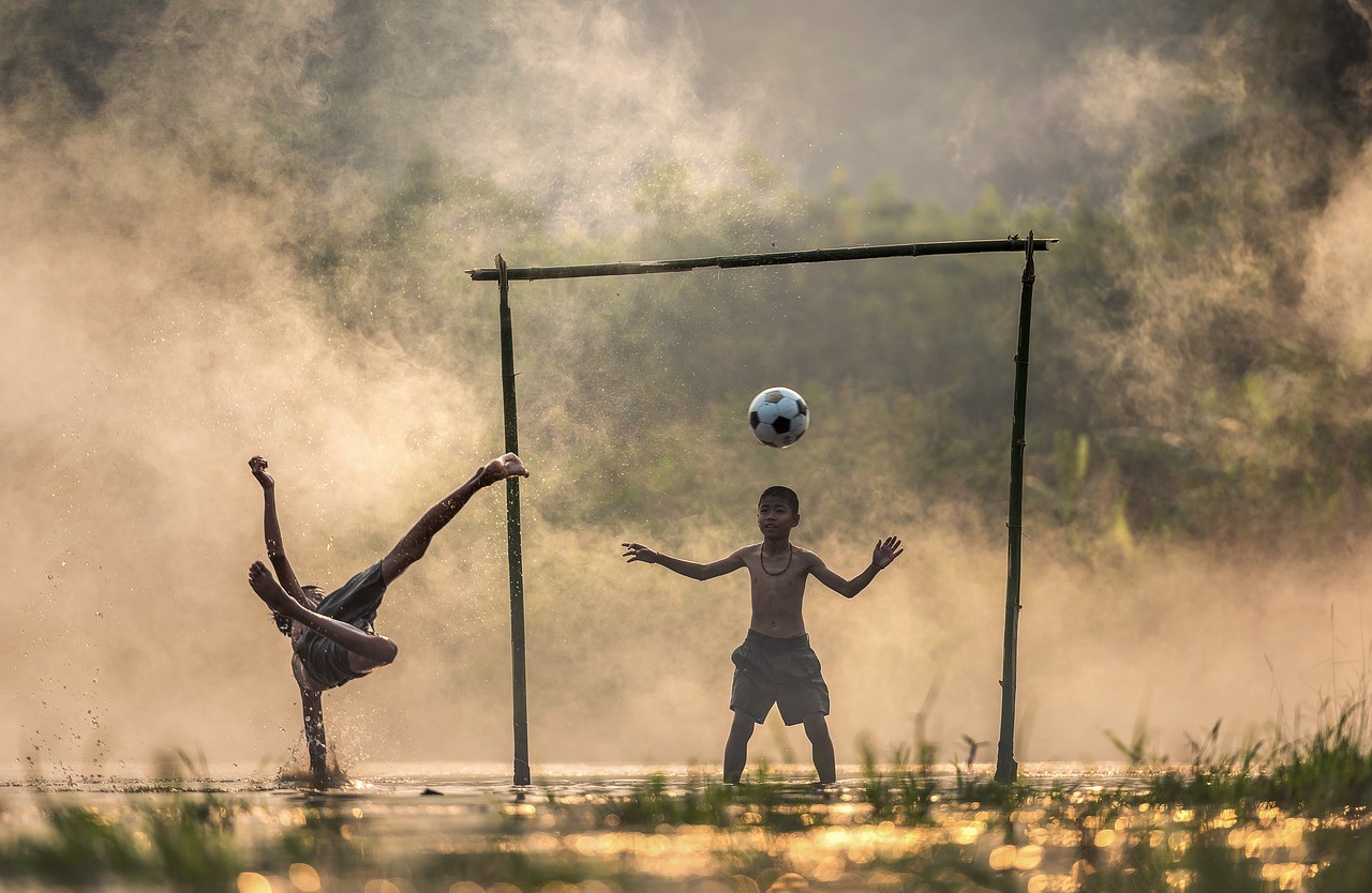 Zwillingsfußball