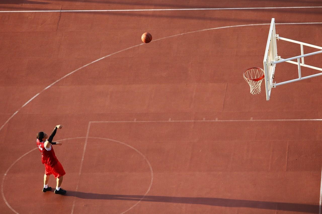 Das Basketball-Spielfeld