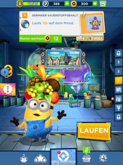 Minion rush Lauf