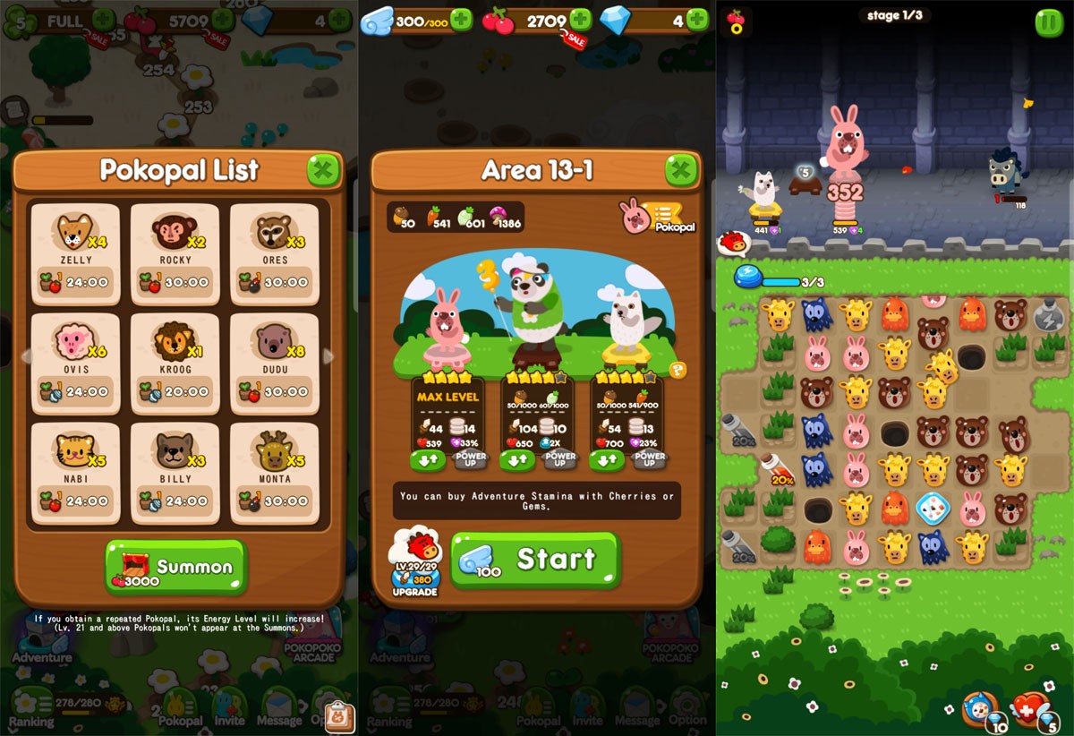 LINE Poko Poko Screenshots