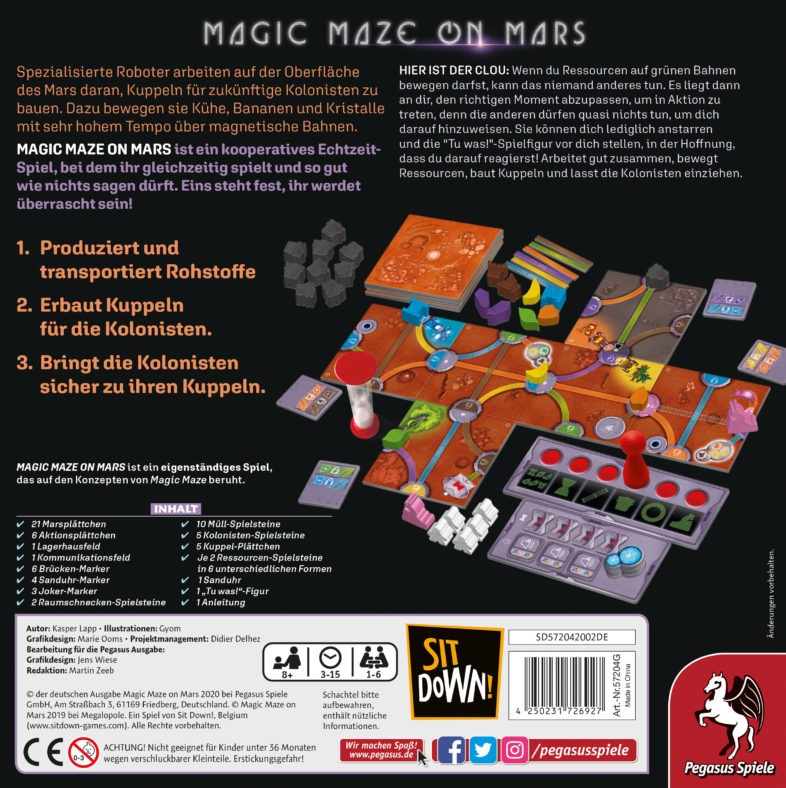 Magic Maze on Mars Zubehör