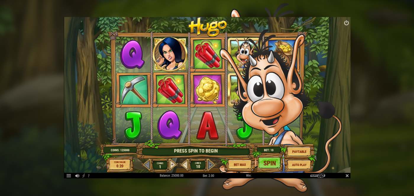 Hugo – der Spieleklassiker nun auch als Slot