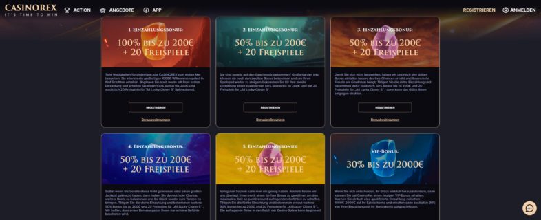 casinorex bonus