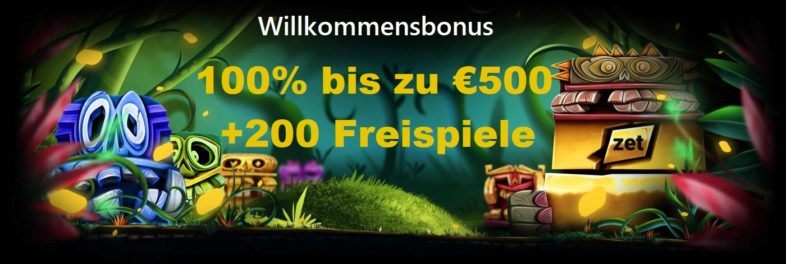 ZetCasino Bonusangebot