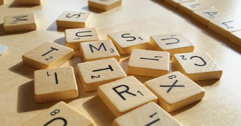 Spielmaterial von Scrabble