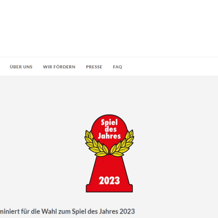 Spiel des Jahres 2023 – Die Nominierten