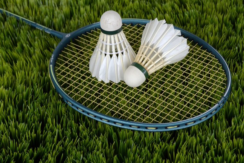 Badminton spielen