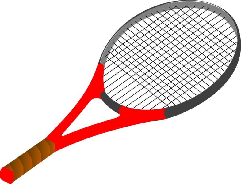 Der Schläger beim Squash