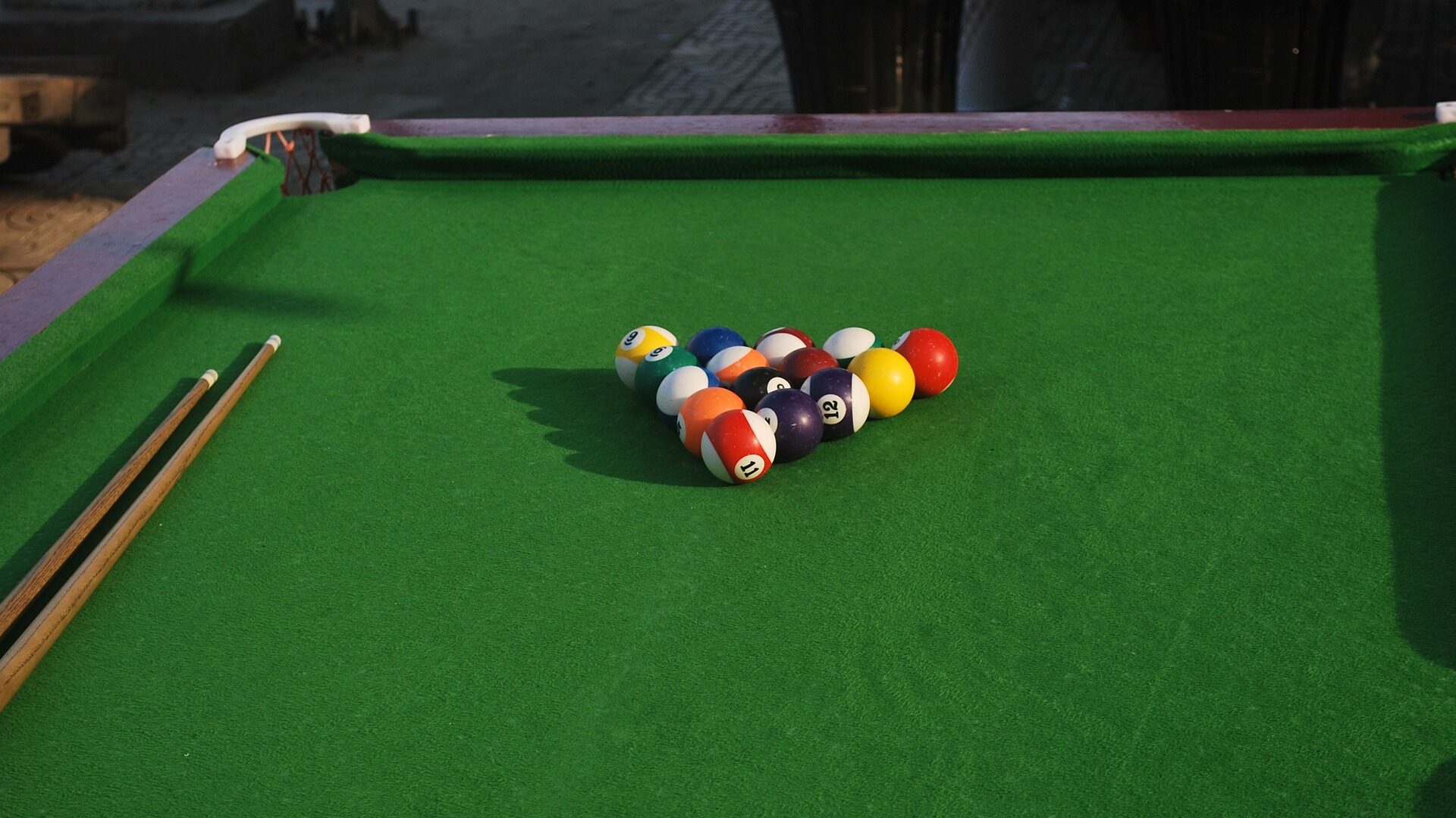 Billard Aufbau 