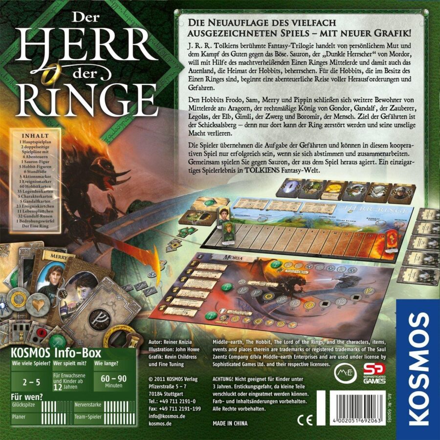 Herr der Ringe Spielanleitung - PDF Download