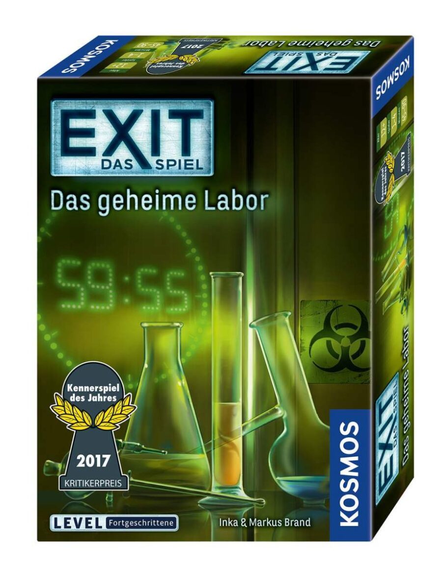 EXIT Das Spiel Spielanleitung für Das geheime Labor  - PDF Download